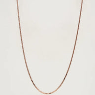 Rose Italian Chain in 92.5 Silver