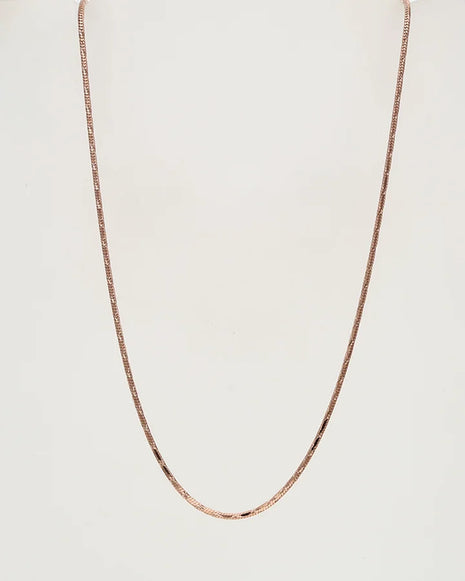 Rose Italian Chain in 92.5 Silver
