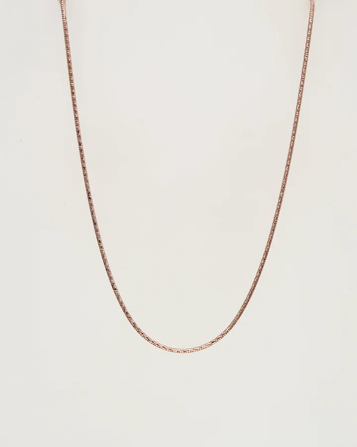 V-Cut Italian Chain in 92.5 Silver
