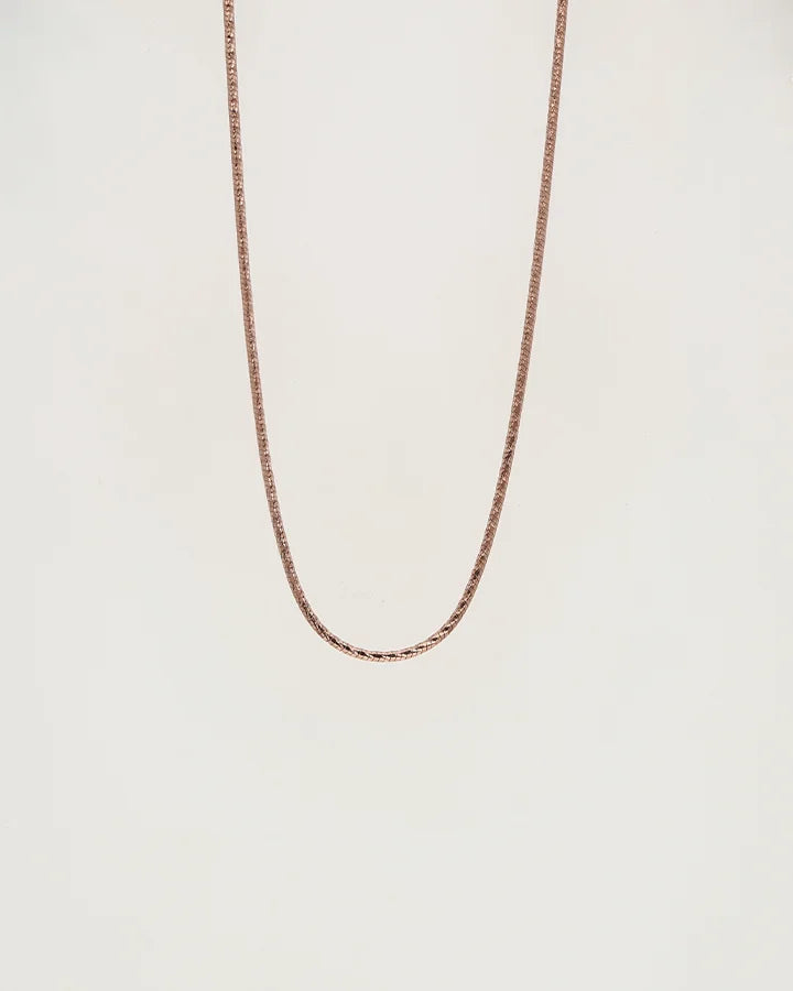 V-Cut Italian Chain in 92.5 Silver