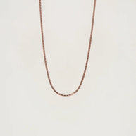 V-Cut Italian Chain in 92.5 Silver