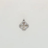 Floral Spark Charm Duo in 92.5 Silver