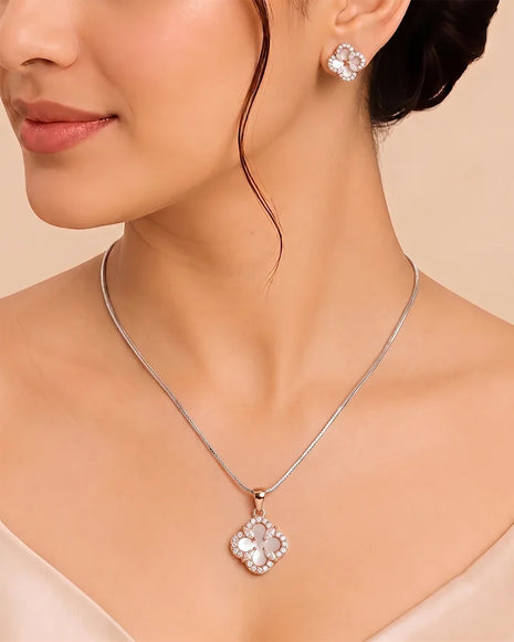 Blossom Shine Charm Duo in 92.5 Silver