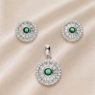 Aura Verde Duo in 92.5 Silver