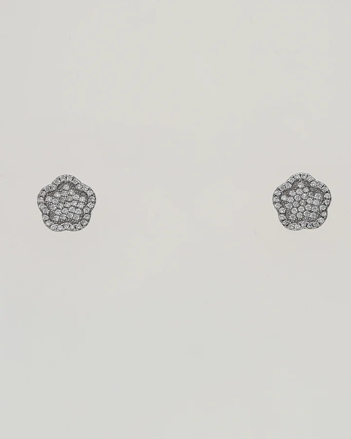 Snow Blossom Charm Duo in 92.5 Silver