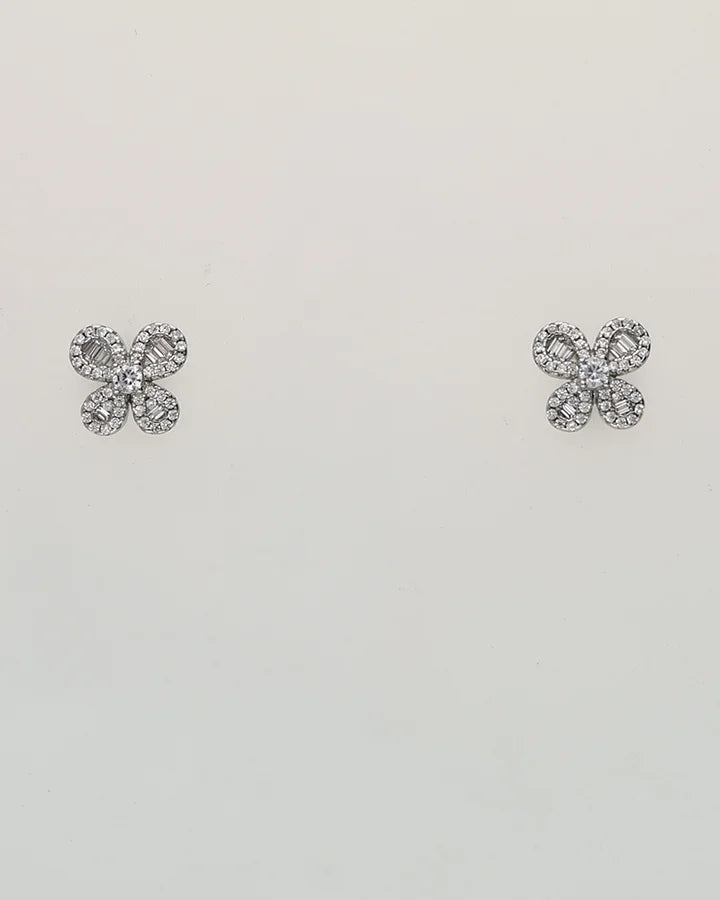 Rose Bloom Charm Duo in 92.5 Silver