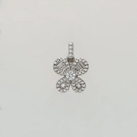 Rose Bloom Charm Duo in 92.5 Silver