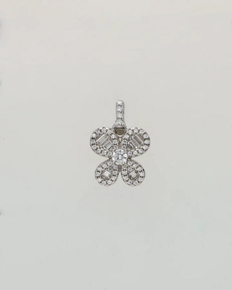 Rose Bloom Charm Duo in 92.5 Silver