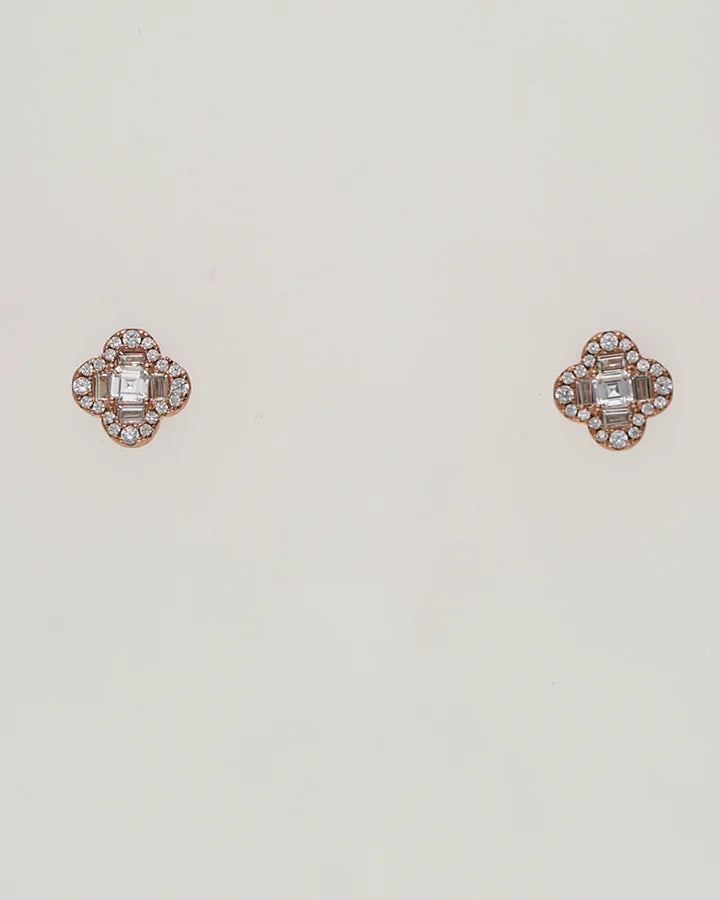 Crystal Grace Charm Duo in 92.5 Silver