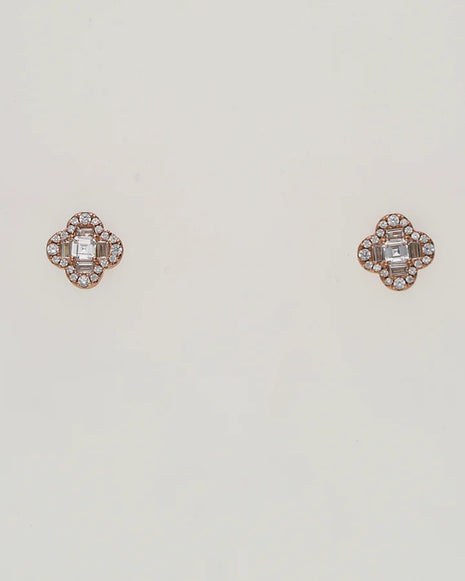 Crystal Grace Charm Duo in 92.5 Silver