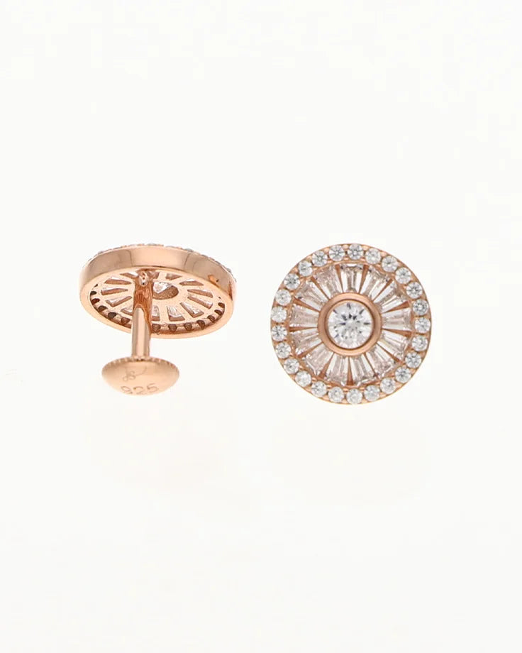Diamond Halo Charm Duo in 92.5 Silver