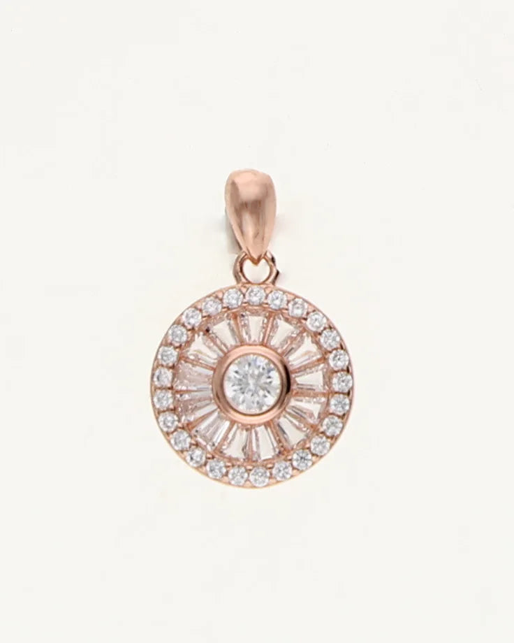 Diamond Halo Charm Duo in 92.5 Silver