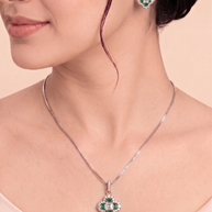 Rose Spark Charm Duo in 92.5 Silver