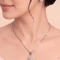 Golden Blossom Charm Duo in 92.5 Silver
