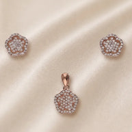 Golden Blossom Charm Duo in 92.5 Silver