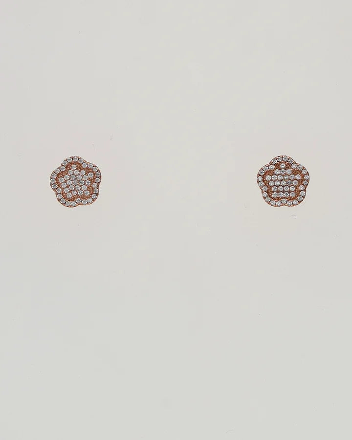 Golden Blossom Charm Duo in 92.5 Silver
