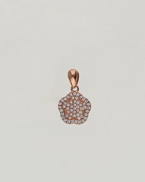 Golden Blossom Charm Duo in 92.5 Silver