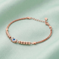 Oval Eye Bracelet in 92.5 Silver