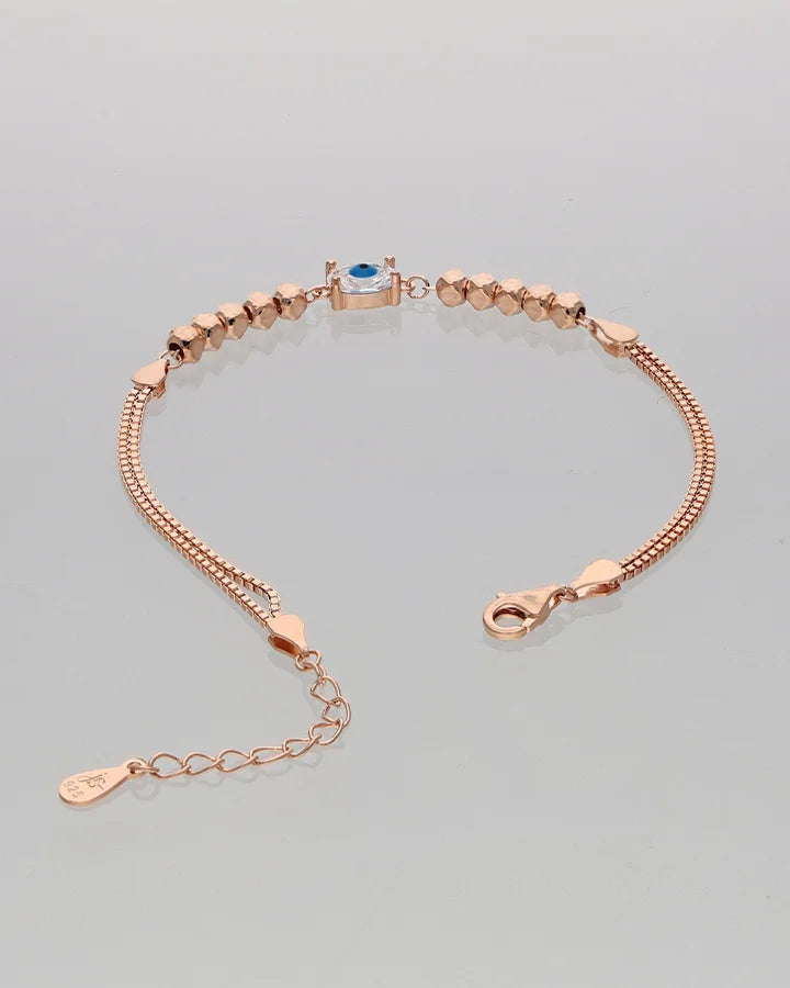 Oval Eye Bracelet in 92.5 Silver