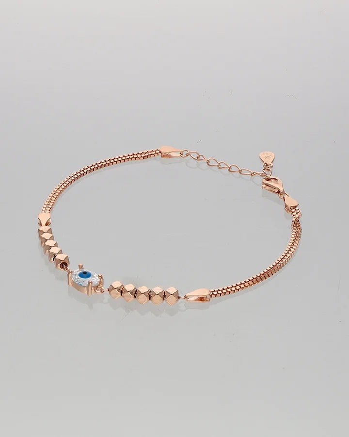 Oval Eye Bracelet in 92.5 Silver