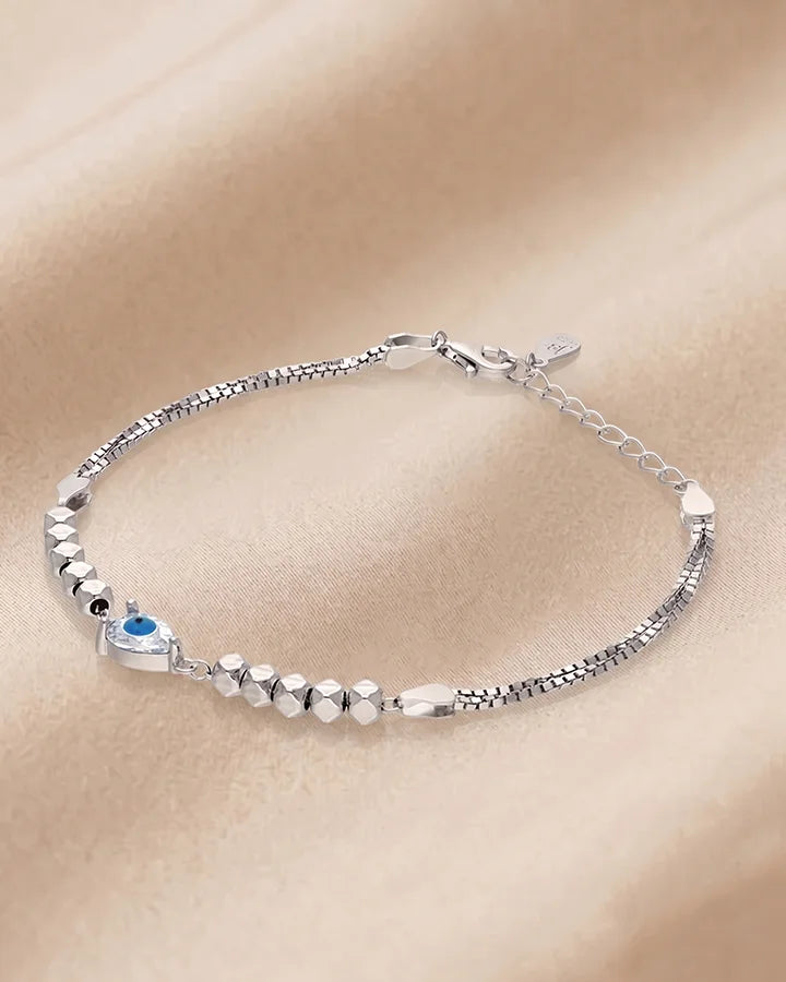 Evil Eye Bracelet in 92.5 Silver