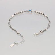 Evil Eye Bracelet in 92.5 Silver