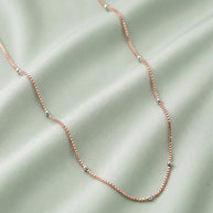 Rose Ball Chain in 92.5 Silver