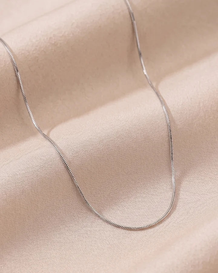 Silver Sphere Chain in 92.5 Silver