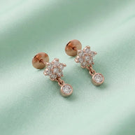 Starfall Dangle Earrings in 92.5 Silver