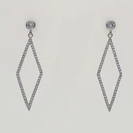 Diamond Veil Charm Duo in 92.5 Silver