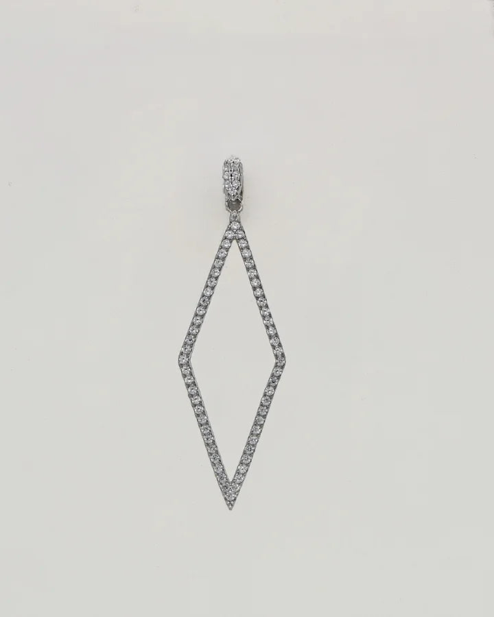 Diamond Veil Charm Duo in 92.5 Silver