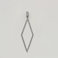 Diamond Veil Charm Duo in 92.5 Silver