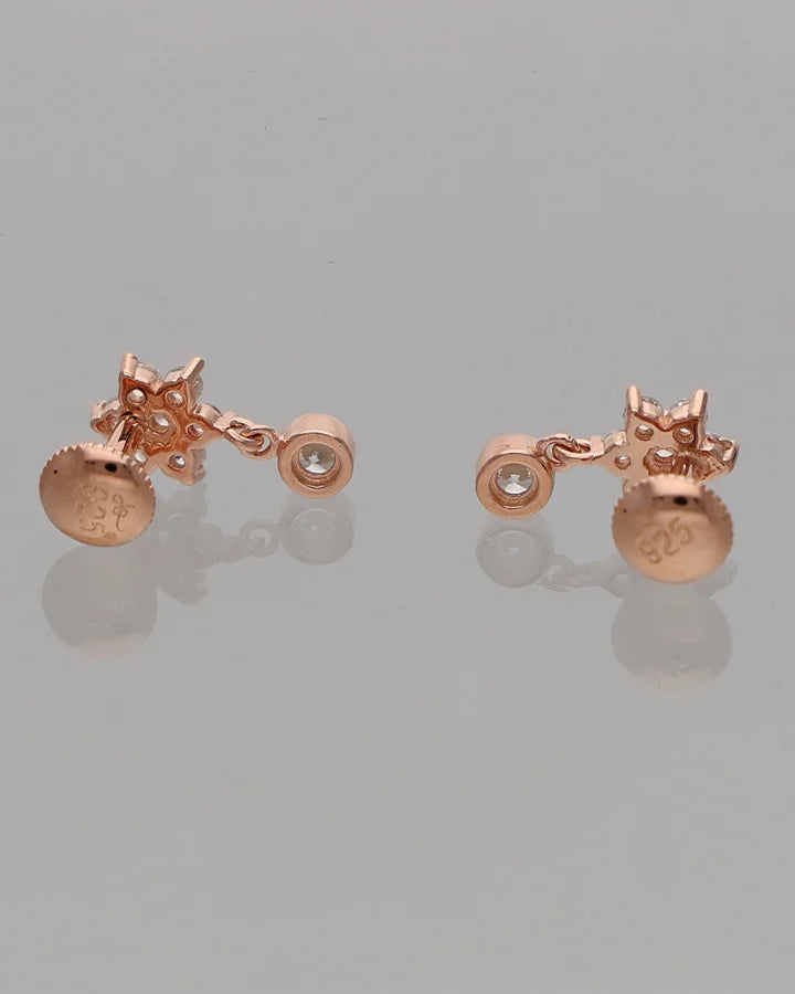 Starfall Dangle Earrings in 92.5 Silver