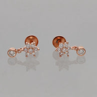 Starfall Dangle Earrings in 92.5 Silver