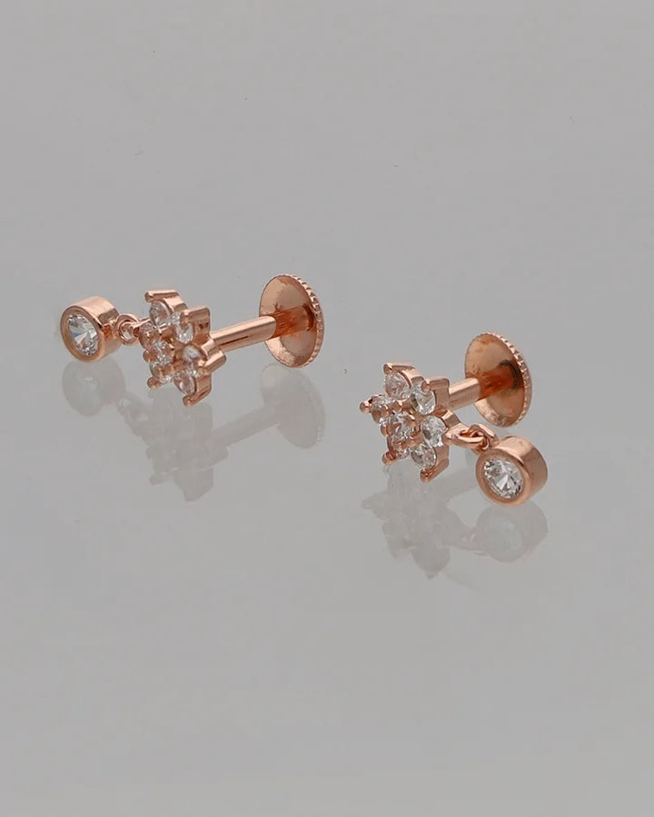 Starfall Dangle Earrings in 92.5 Silver