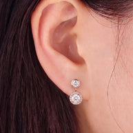 Spark Drop Earrings in 92.5 Silver