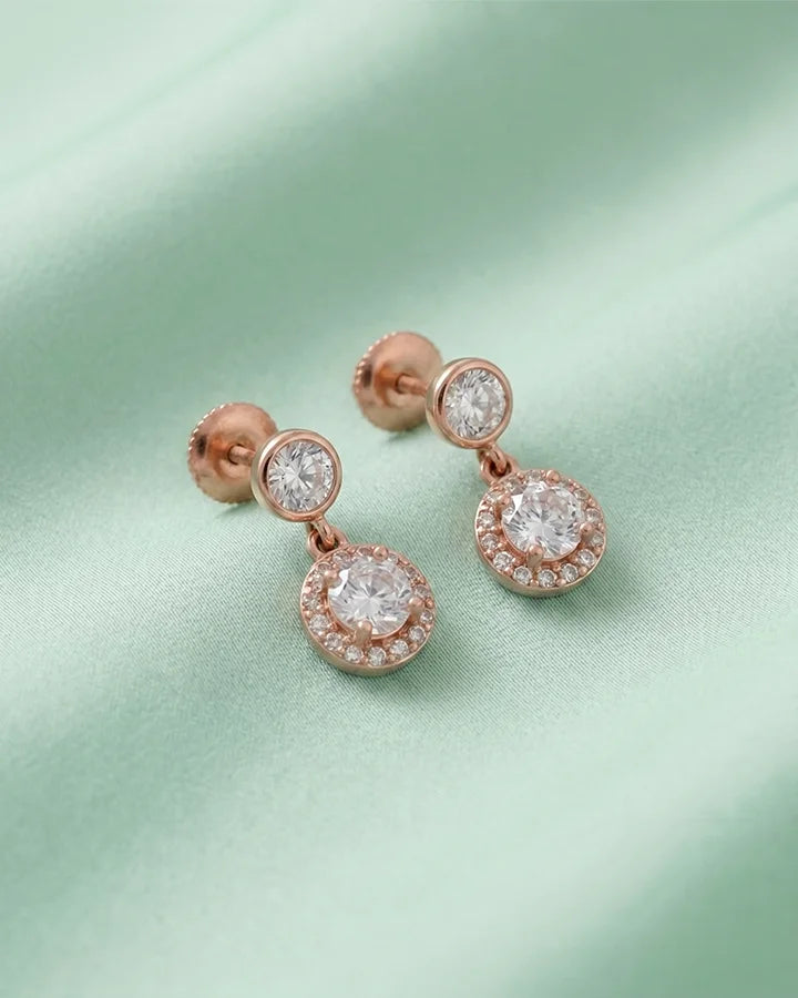 Spark Drop Earrings in 92.5 Silver