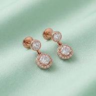 Spark Drop Earrings in 92.5 Silver