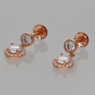 Spark Drop Earrings in 92.5 Silver