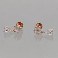 Pearlight Drop Earrings in 92.5 Silver
