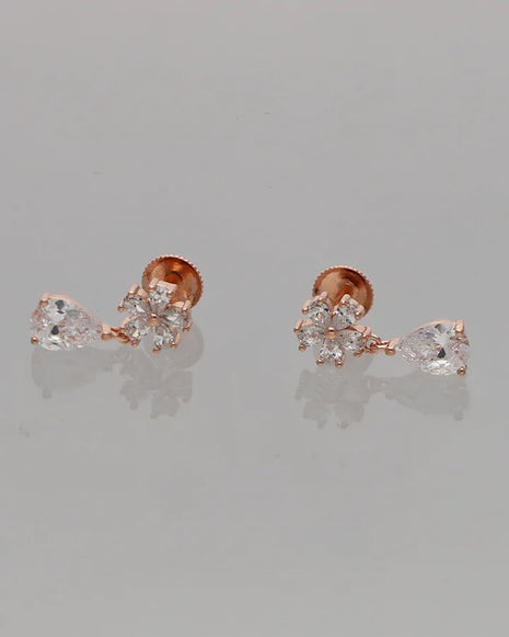 Pearlight Drop Earrings in 92.5 Silver