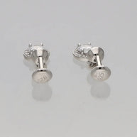 Crystal Drop Earrings in 92.5 Silver