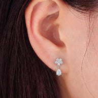 Dangle Earrings in 92.5 Silver