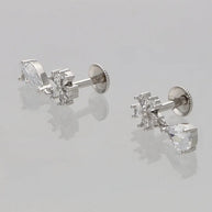 Dangle Earrings in 92.5 Silver
