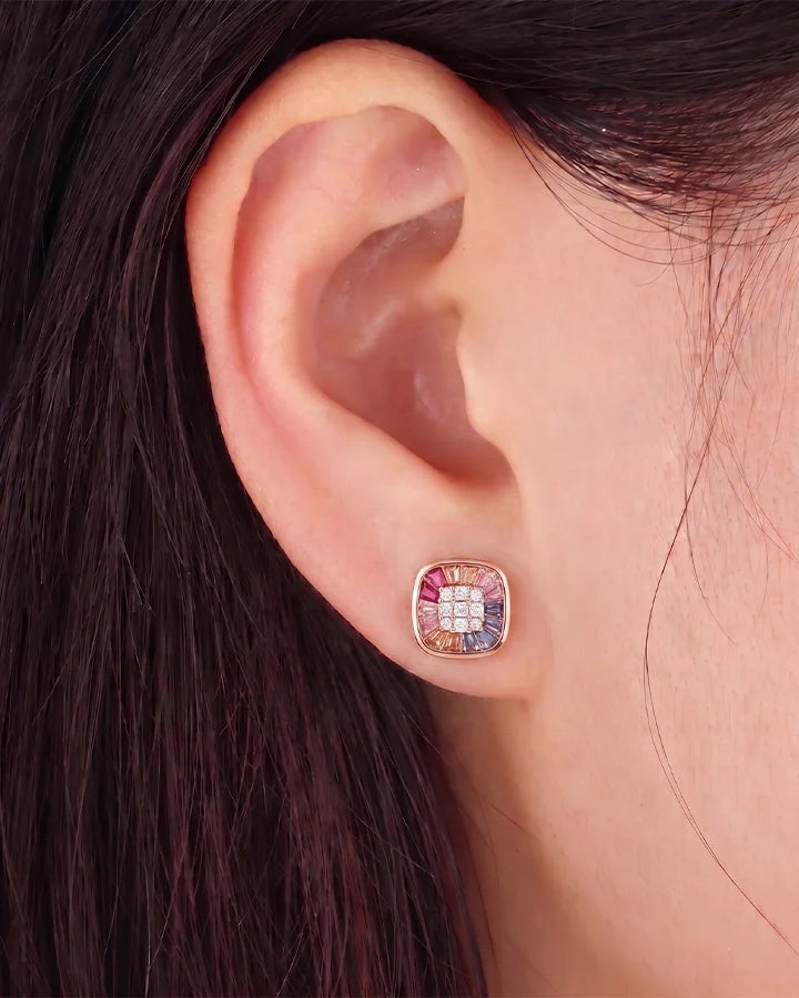 Prism Spark Earrings in 92.5 Silver