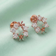 Bloom Enamel Earrings in 92.5 Silver