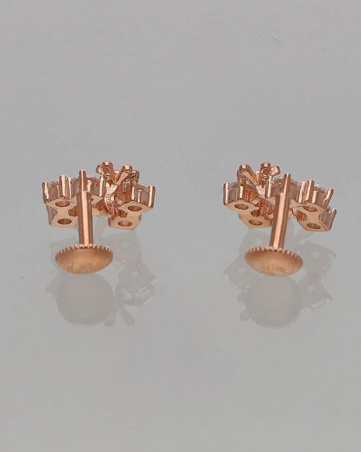 Bloom Enamel Earrings in 92.5 Silver