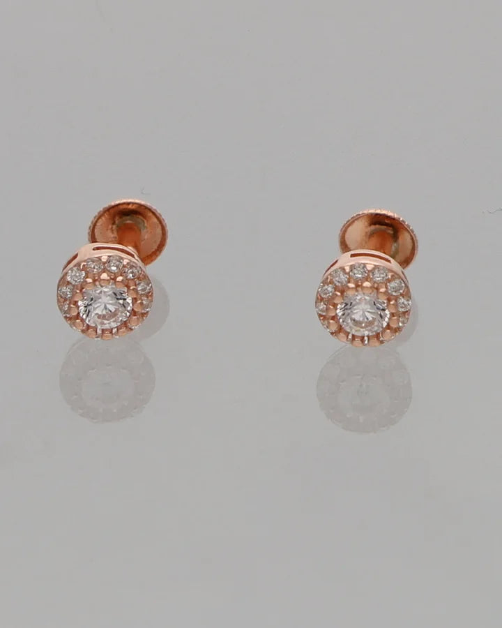 Solitaire Glow Earrings in 92.5 Silver