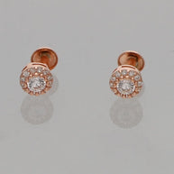 Solitaire Glow Earrings in 92.5 Silver