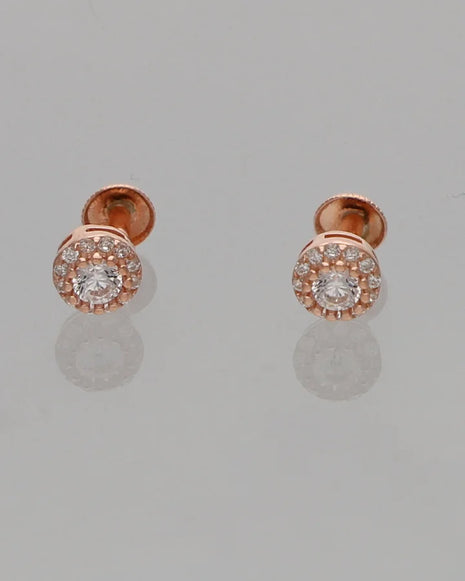 Solitaire Glow Earrings in 92.5 Silver